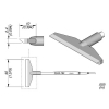 Soldering Tip 40.0 mm Blade for T245