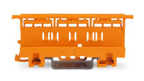 WAGO Mounting Carrier 221 Series - 4 mm for Din-35 Rail Mounting/Screw Mounting Orange 10/Pk