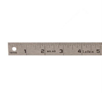 Lufkin 4' One-Piece Steel Ruler