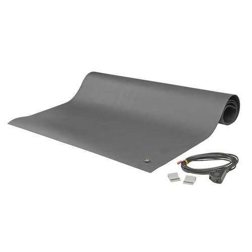 Dissipative Rubber Table Mat Gray 2' x 3'