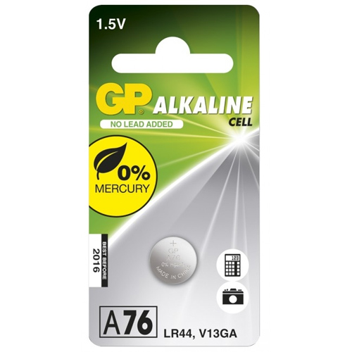 Alkaline Cell for Electronic Devices LR44,V13GA 1.5V 1pc/card