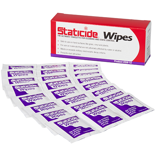 Anti-Static Individual Wipes 5'' x 8'' 24/Box