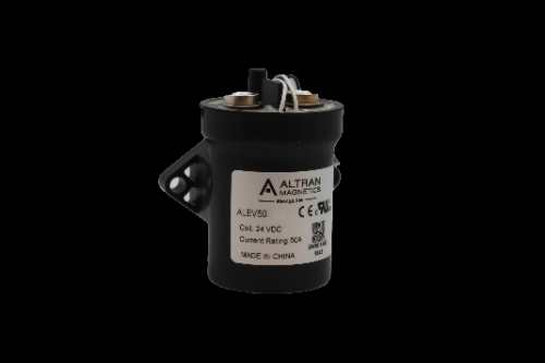 Resin DC Contactor - 50A, 24VDC Coil, Aux Contact