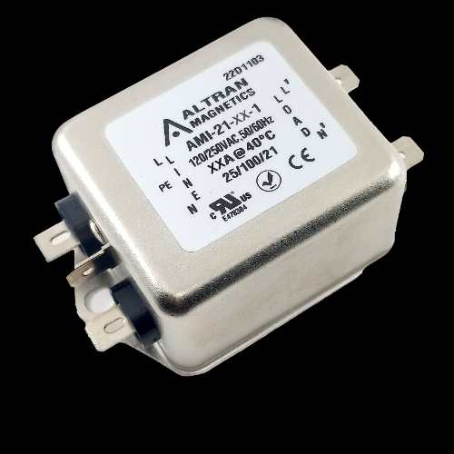 AMI 21 SERIES   LINE FILTER 250VAC 1A CHASS MNT