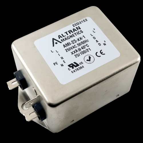 AMI 23 SERIES   LINE FILTER 250VAC 10A CHASS MNT