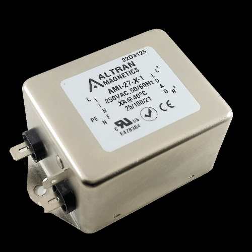 AMI 27 SERIES   LINE FILTER 110/250VAC 6A CHAS