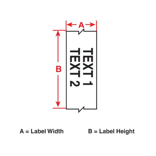 BradyPrinter Series Low Smoke Zero Halogen PermaSleeve Wire Marking Sleeves 0.75'' Dia x 50' L White
