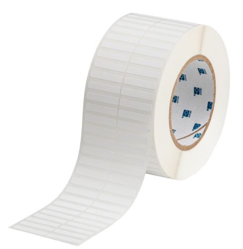 CleanLift Removable Polypropylene labels 0.25'' H x 1.25'' W Roll of 10000 Labels