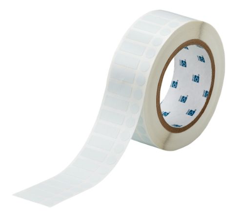 FreezerBondz Polyester Laboratory Labels 0.375'' H x 1'' W White Roll of 3000 Labels Vial/Tube Size 0.6 ml