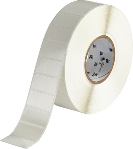 CleanLift Repositionable Vinyl Cloth labels 1'' H x 2'' W Roll of 3000 Labels