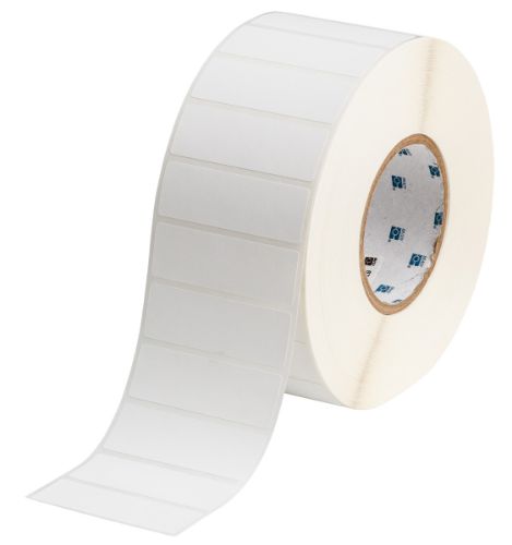Workhorse Matte Polypropylene Labels 1'' H x 3'' W Roll of 3000 Labels White