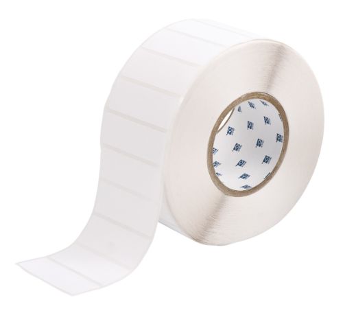Workhorse Polyester Labels 1'' H x 3'' W Roll of 3000 Labels White