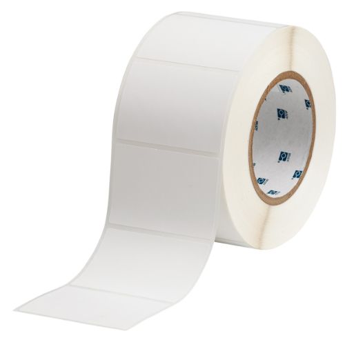 Workhorse Matte Polypropylene Labels 2'' H x 3'' W Roll of 1000 Labels White