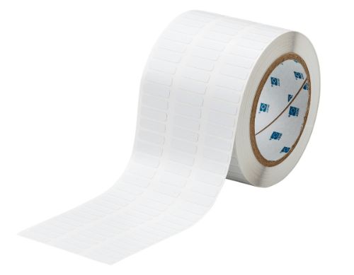 UltraTemp 1-Mil Matte Polyimide Labels 0.25'' H x 0.9'' W Roll of 10000 Labels White Quantity per Row 3