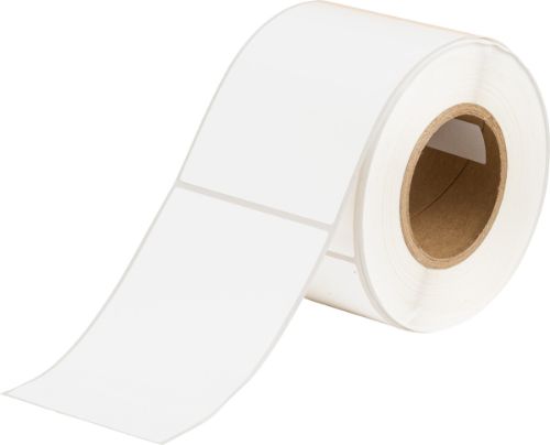 Workhorse Glossy Polyester Labels 4'' H x 6'' W Roll of 1000 Labels White