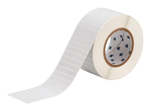 UltraTemp Flame Retardant Wire Wraps 0.375'' H x 1.25'' W Roll of 10000 Labels White