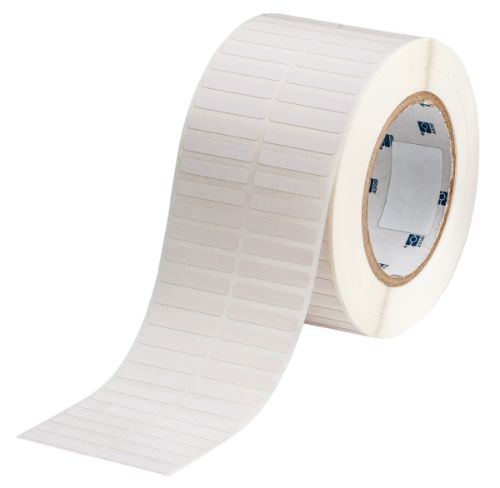 UltraTemp Gloss Polyimide Labels 0.25'' H x 1.375'' W Roll of 10000 Labels White Quantity per Row 2