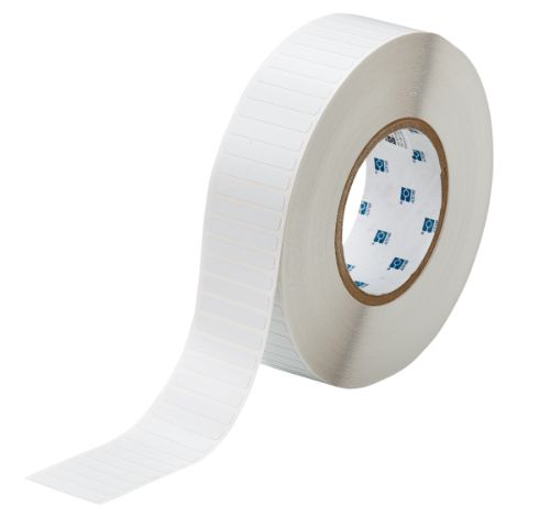 UltraTemp Gloss Polyimide Labels 0.25'' H x 1.5'' W Roll of 10000 Labels White Quantity per Row 1