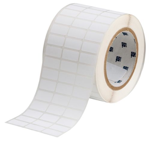 Workhorse Polyester Labels 0.5'' H x 1'' W Roll of 10000 Labels White