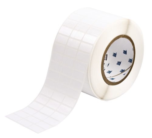 CleanLift Repositionable Vinyl Cloth labels 0.5'' H x 1'' W Roll of 10000 Labels
