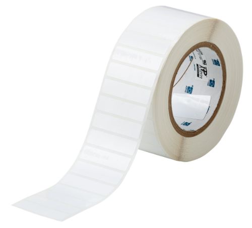 Workhorse Glossy Polyester Labels 0.5'' H x 2'' W Roll of 3000 Labels White