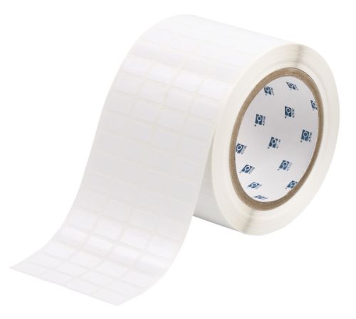 Workhorse Static Dissipative Glossy Polyester Labels 0.375'' H x 0.7'' W Roll of 10000 Labels White