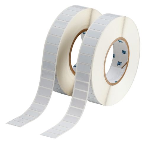 UltraTemp Gloss Polyimide Labels 0.5'' H x 1'' W Pack of 2 Rolls White