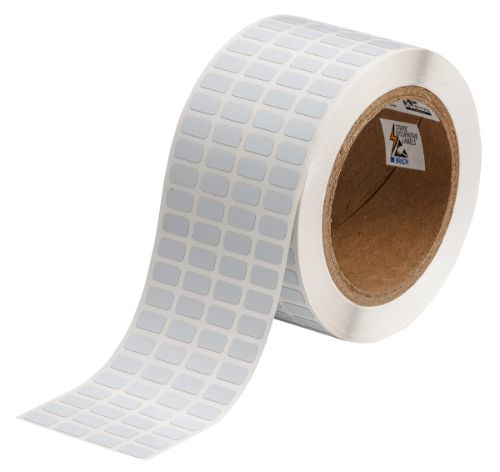 UltraTemp 2-Mil Gloss Dissipative Polyimide Labels 0.275'' H x 0.5'' W Roll of 10000 Labels White