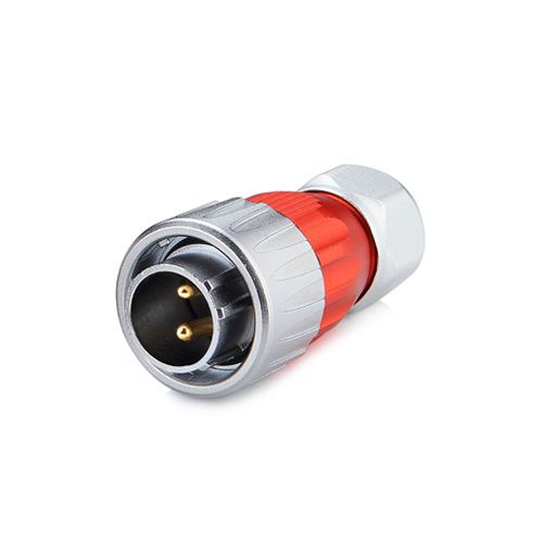DH-20 Series Waterproof Connector M20 2-Pin Male Plug IP67 Zinc Alloy up to 500Vac 20Amp