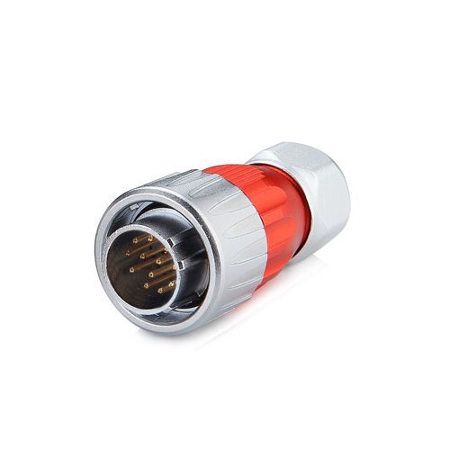 DH-20 Series Waterproof Connector M20 12 -Pin Male Plug IP67 Zinc Alloy up to 250Vac 5Amp