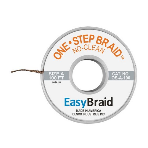 One-Step No Clean Braid 0.025 100' Roll 1/Pk
