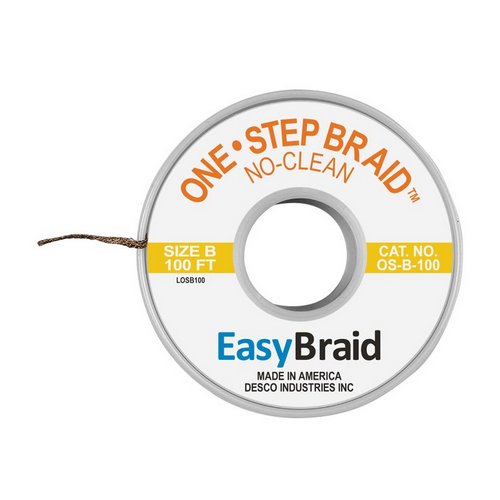 One-Step No Clean Braid 0.050 100' Roll 1/Pk