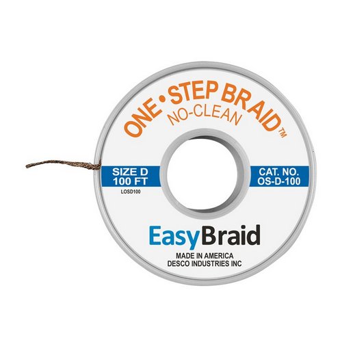 One-Step No Clean Braid 0.100 100' Roll 1/Pk