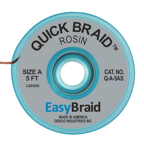 Quick Braid 0.025 Anti-Static 5' Roll 1/Pk