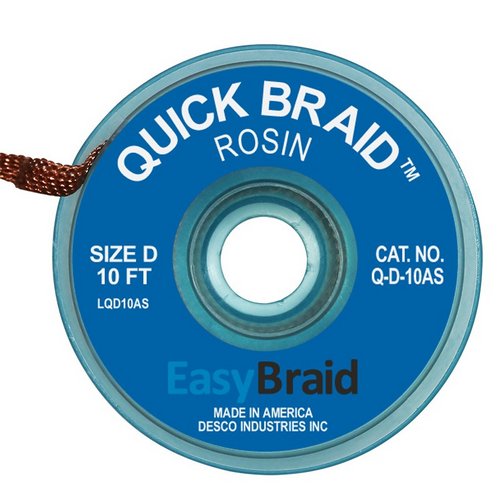 Quick Braid 0.100 Anti-Static 10' Roll 1/Pk