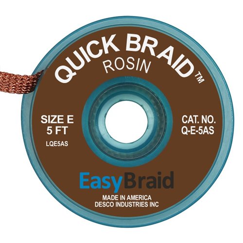 Quick Braid 0.125 Anti-Static 5' Roll 1/Pk