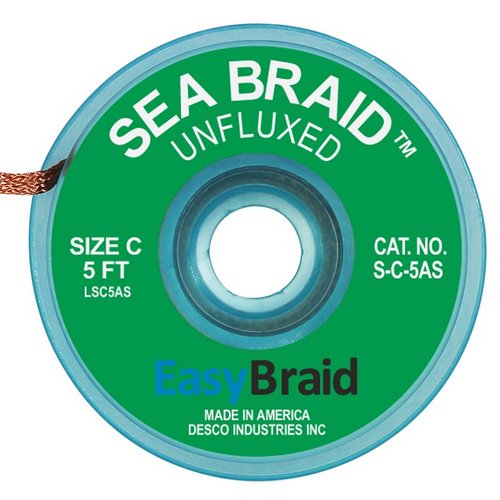 Sea Braid 0.075 Anti-Static 5' Roll 1/Pk