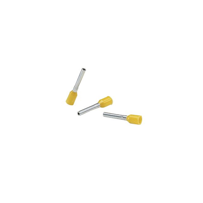 Panduit Pan-Term FSD81-12-C Single wire ferrule, Gray, 12 AWG, 12mm Pin L, PK100