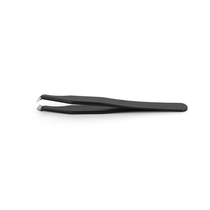 Ideal-tek ESD Epoxy Coated Medical Device Cutting Tweezers Full Body Carbon Steel Tips: Cutting Predominantly Angled Blades Superior Finish OAL 115mm