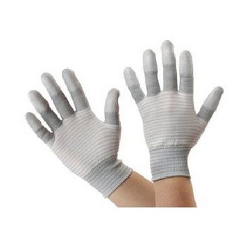 ESD Carbon Glove Striped Small