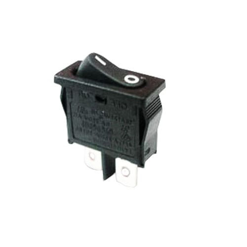 Rocker Switch Quick Connect SPST (On)-Off 10A 125VAC