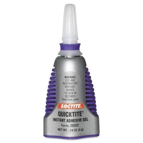 Quicktite Instant Adhesive Gel 0.14oz (4g) Net Wt. Bottle