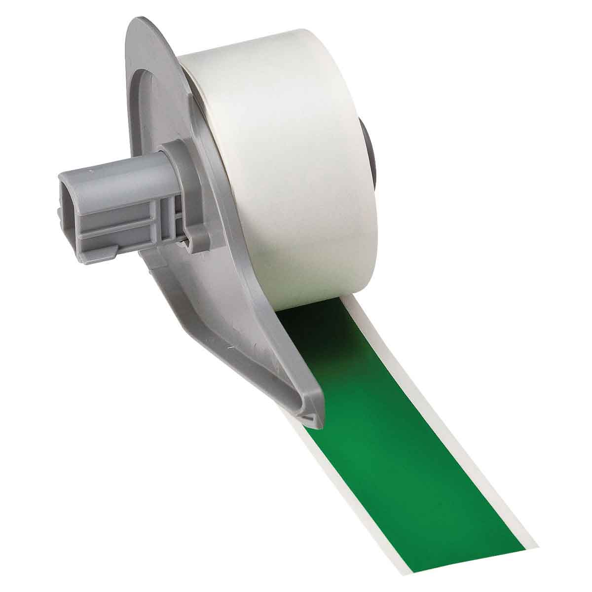 Low-Halide Multi-Purpose Polyester Label Tape for M710 Printer 1'' x 50' Green 50/Roll