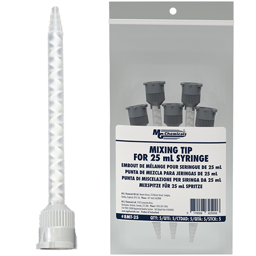 MG Chemicals Mixing-Tip for 25ml Syringe 5/Pk