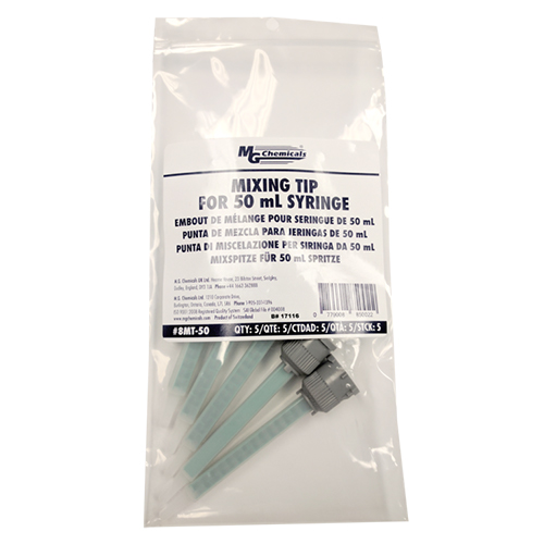 MG Chemicals Mixing-Tip for 50ml Syringe 5/Pk