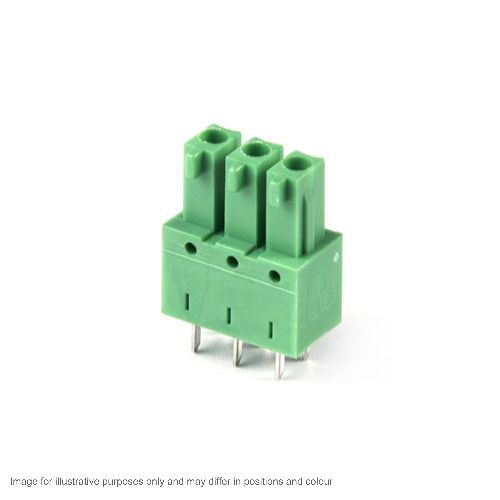 Terminal Block Header with Flange OSTOQ 2P Green 5.08mm