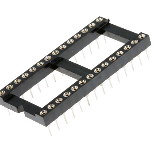 DIL Sockets 4P Dual Rows 2.54mm Solder Tail ROHS