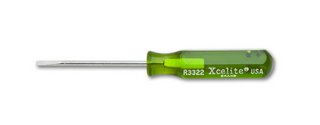 Xcelite 3/32'' x 2'' Round Blade Pocket Clip-Style Screwdriver Bulk