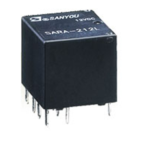 Smallest Automotive High Power Relay Sealed Type 2 Pole 24V 100mA 1 Form C