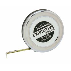 Lufkin 1/4'' x 6' Executive Thinline Pocket Tape